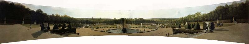 John Vanderlyn Panorama du palais et des jardins de Versailles Germany oil painting art